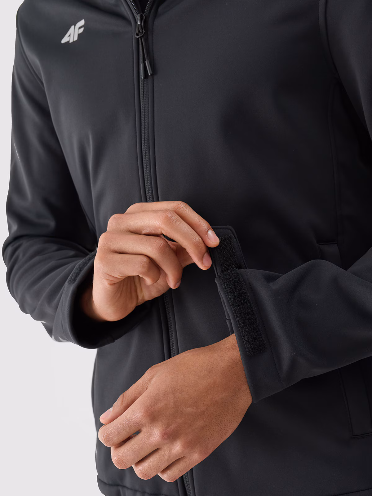 Kurtka softshell wiatroodporna membrana 5 000 męska - szara