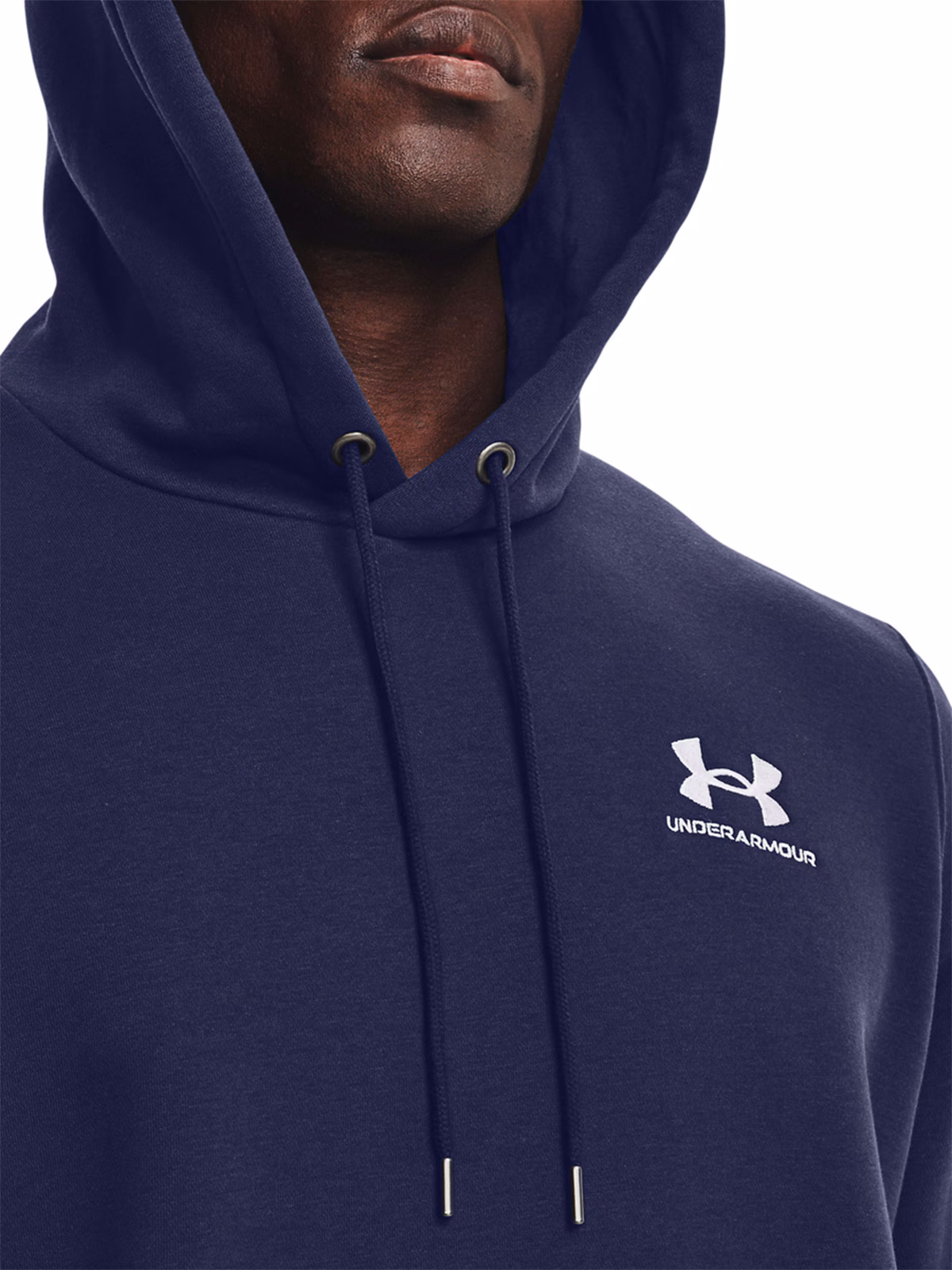 Bluza dresowa nierozpinana z kapturem męska Under Armour UA Icon Fleece Hoodie - szara