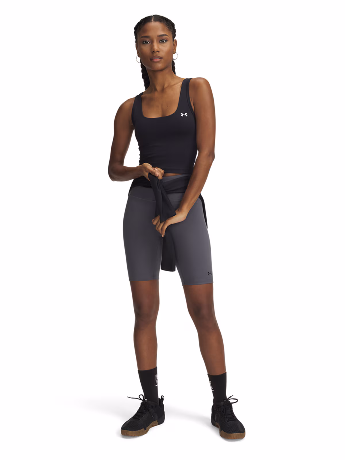 Spodenki treningowe damskie Under Armour Motion Bike Short Emea - szare