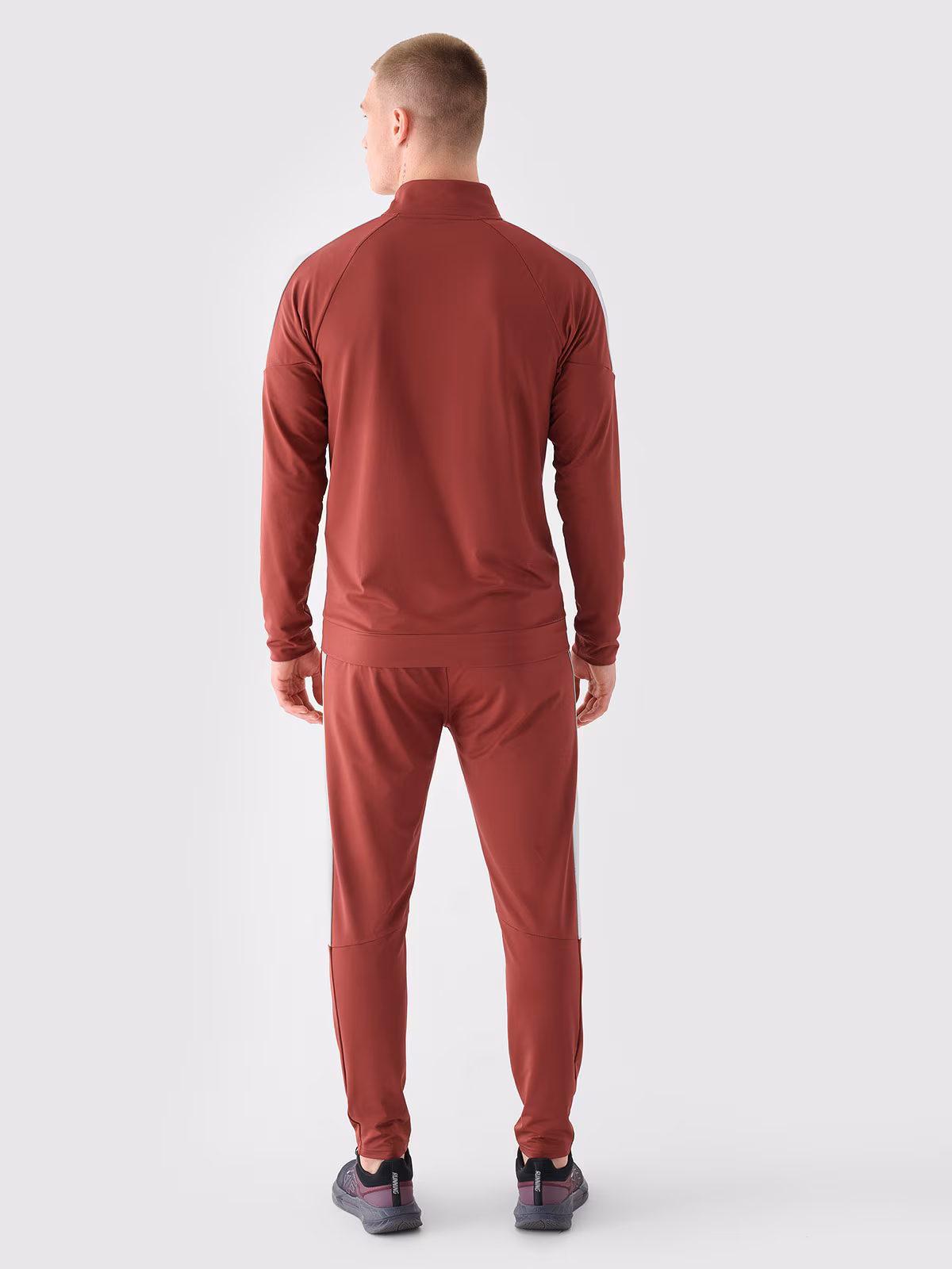 Spodnie treningowe szybkoschnące męskie - czerwone