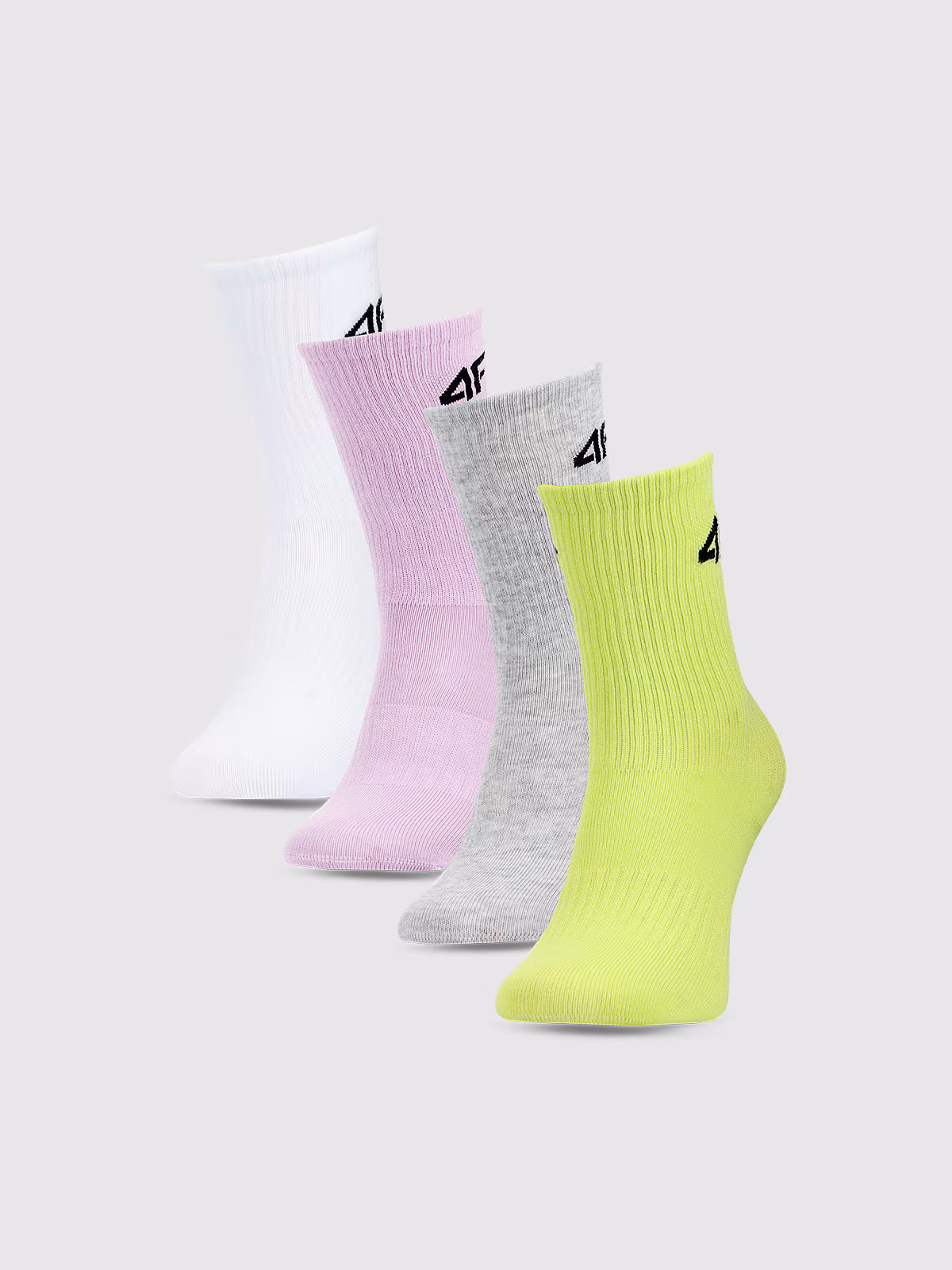 Skarpetki casual za kostkę (4-pack) dziewczęce - multikolor