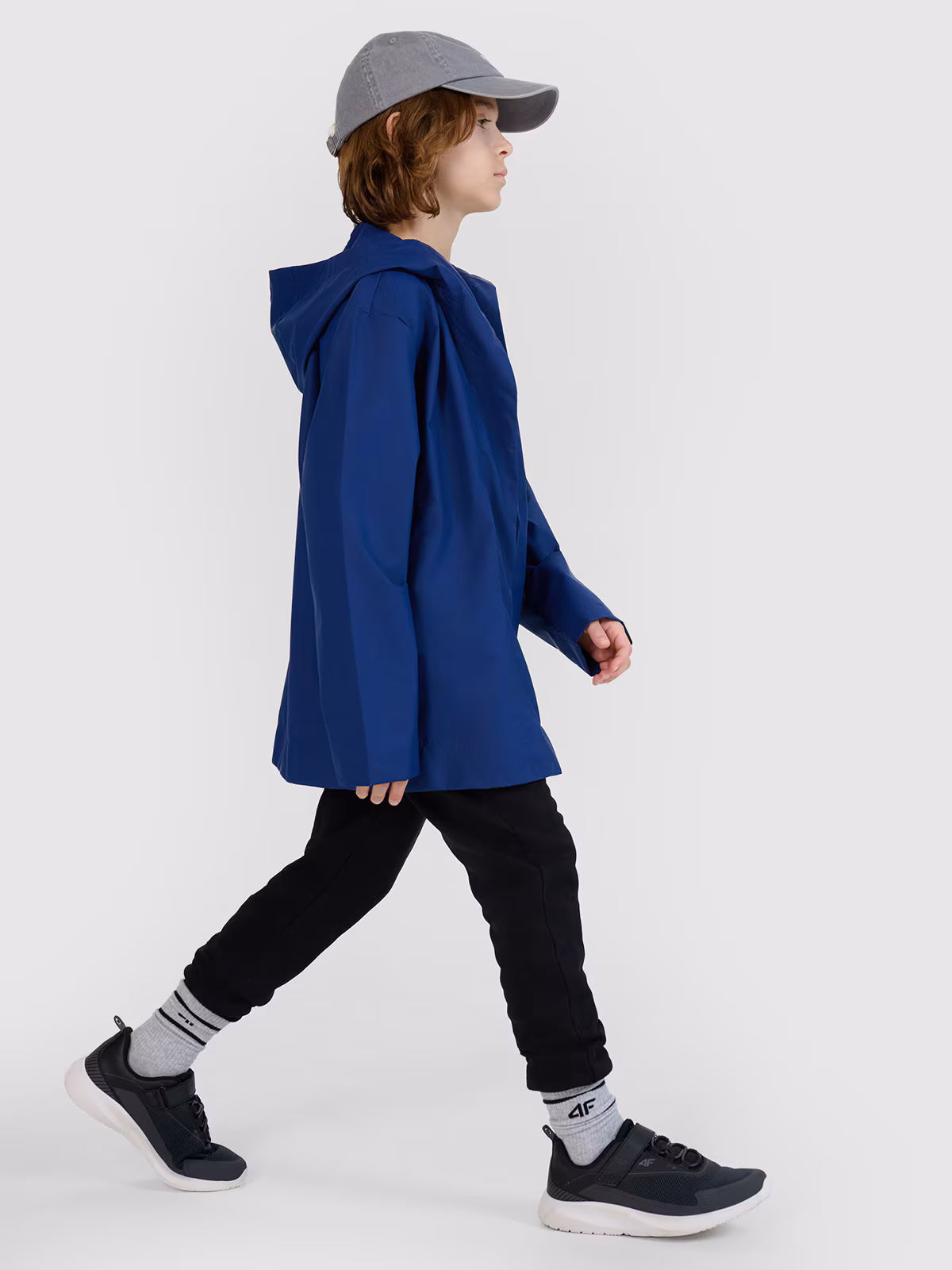 Kurtka przejściowa przeciwdeszczowa z gumową powłoką dziecięca - zielona