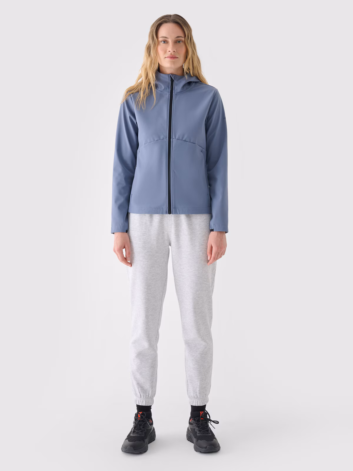 Kurtka softshell wiatroodporna membrana 5000 damska - różowa