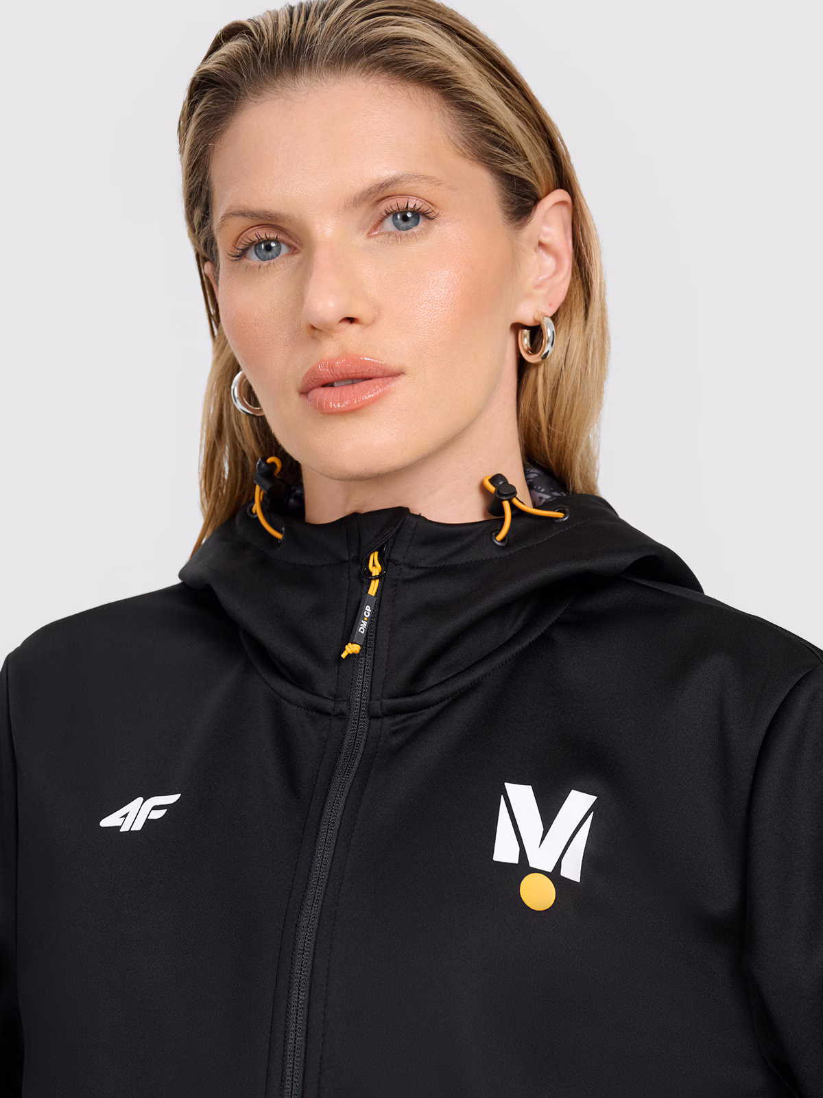 Kurtka softshell wiatroodporna membrana 5000 uniseks 4F x Drift Masters - czarna