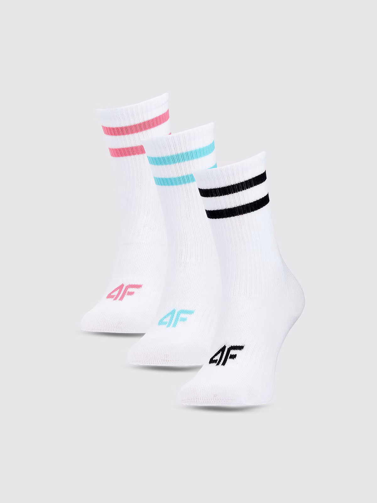 Skarpetki casual za kostkę (3-pack) dziewczęce - multikolor