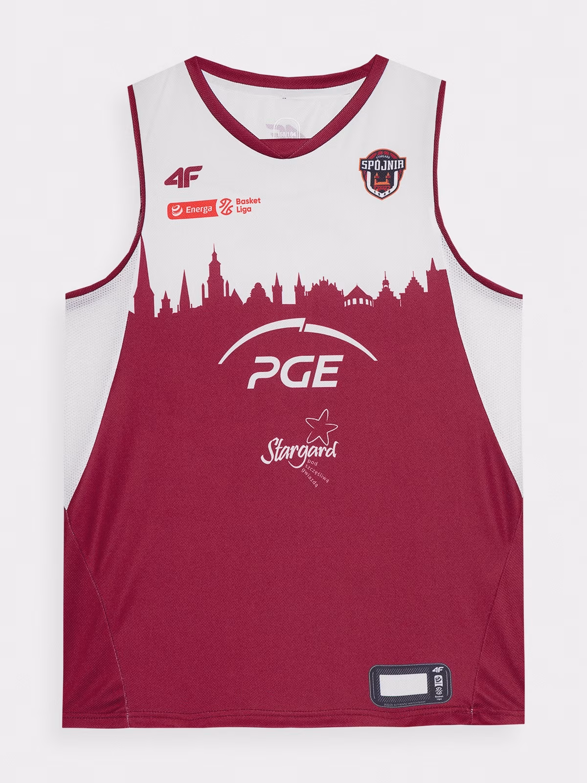 Koszulka replika wyjazdowa z sezonu 2022/23 chłopięca 4F x Spójnia Stargard