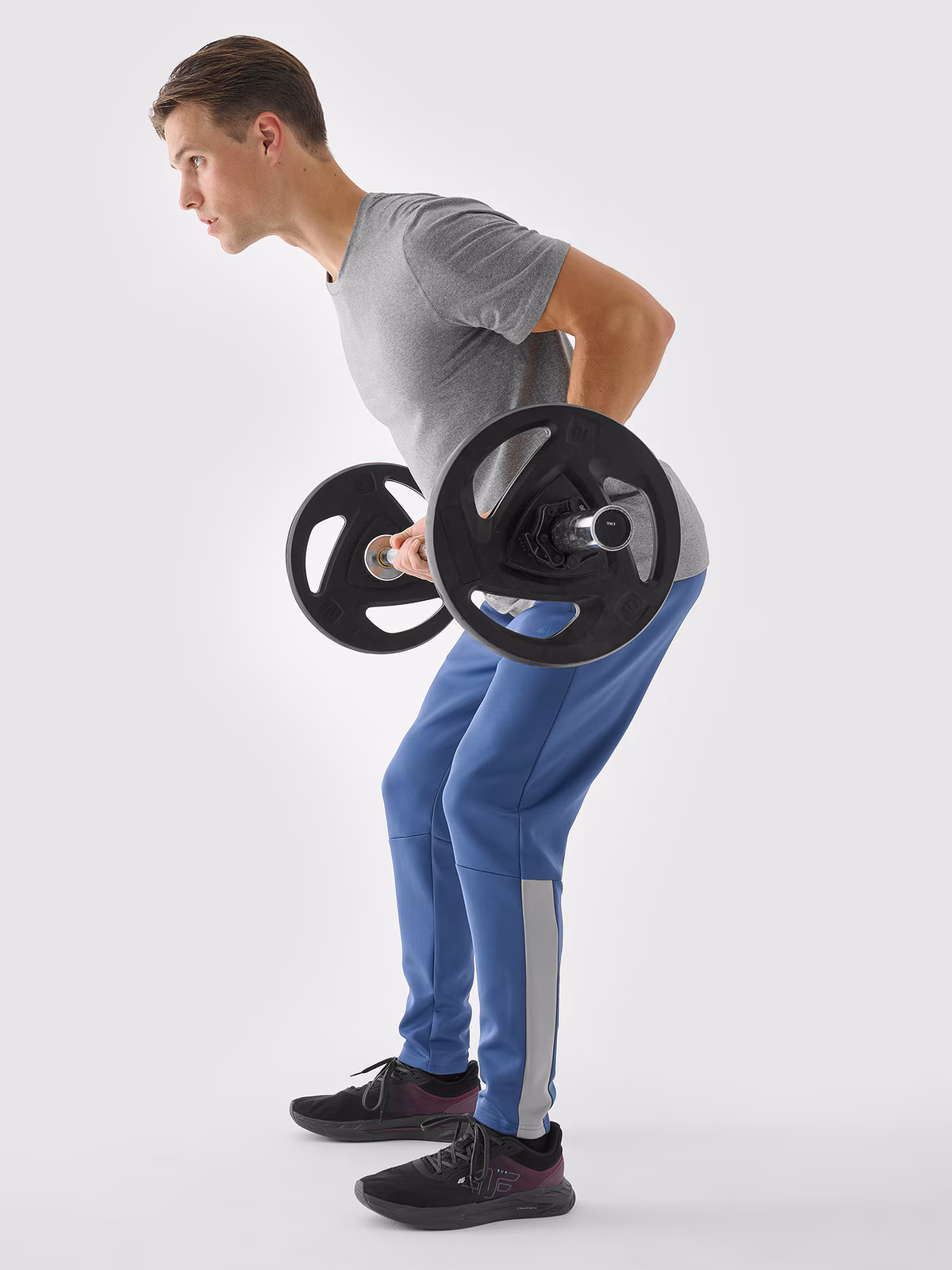 Spodnie treningowe szybkoschnące męskie - czarne