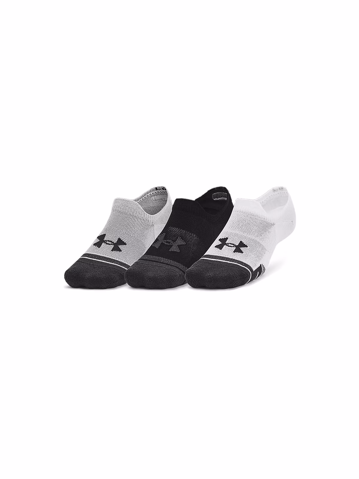Skarpetki treningowe (3-pack) przed kostkę uniseks Under Armour UA Performance Tech 3pk Ult - białe