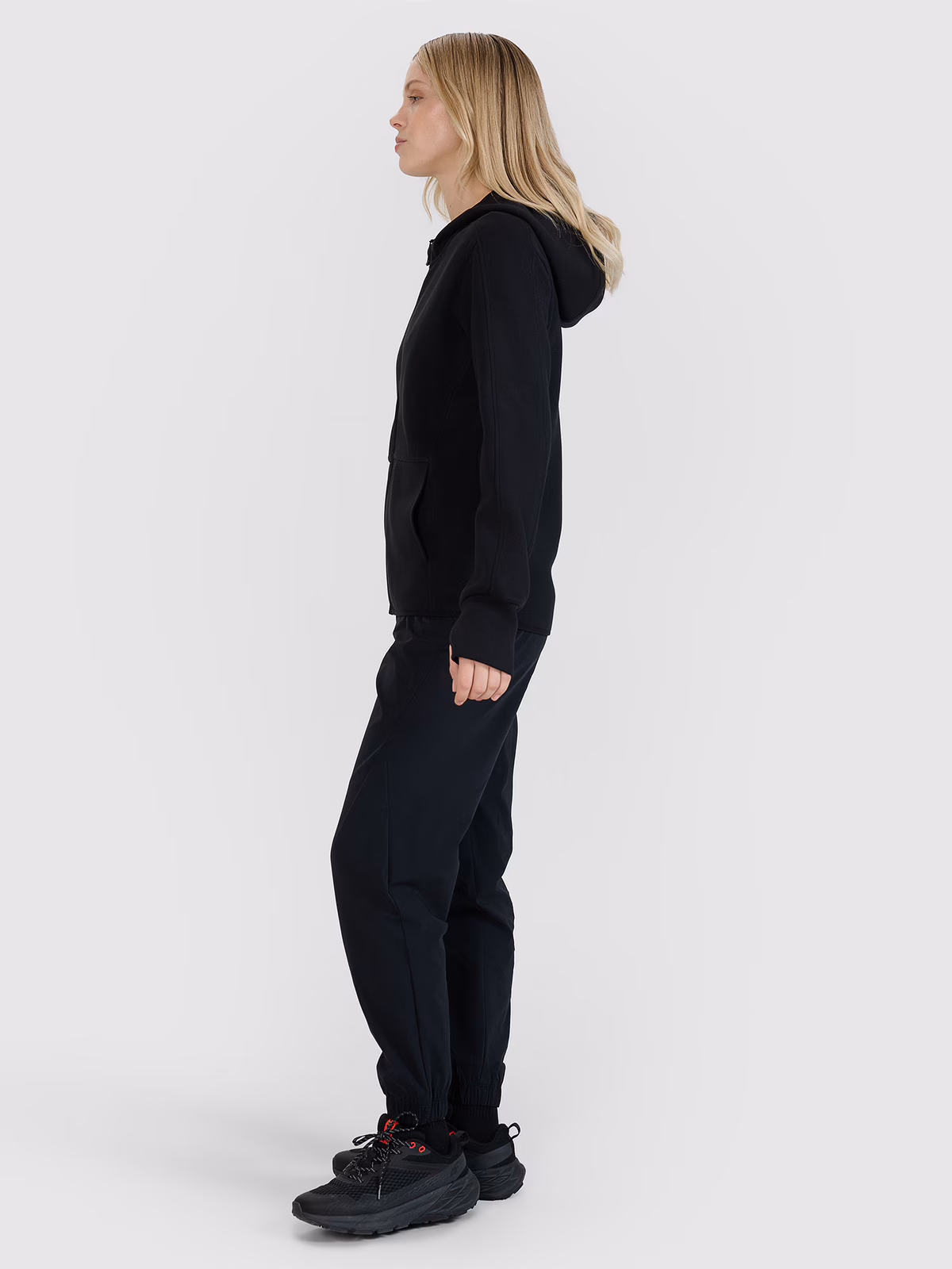 Bluza dresowa rozpinana z kapturem damska - miętowa