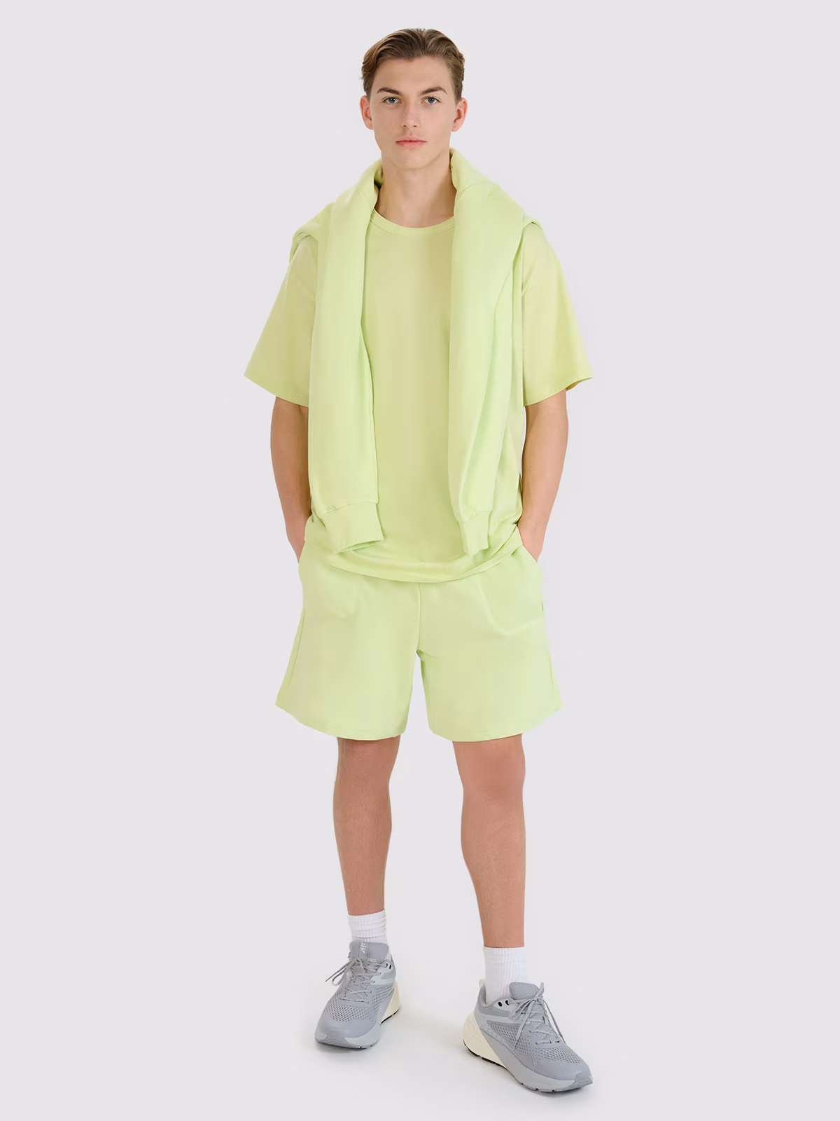 Spodenki dresowe uniseks - szare