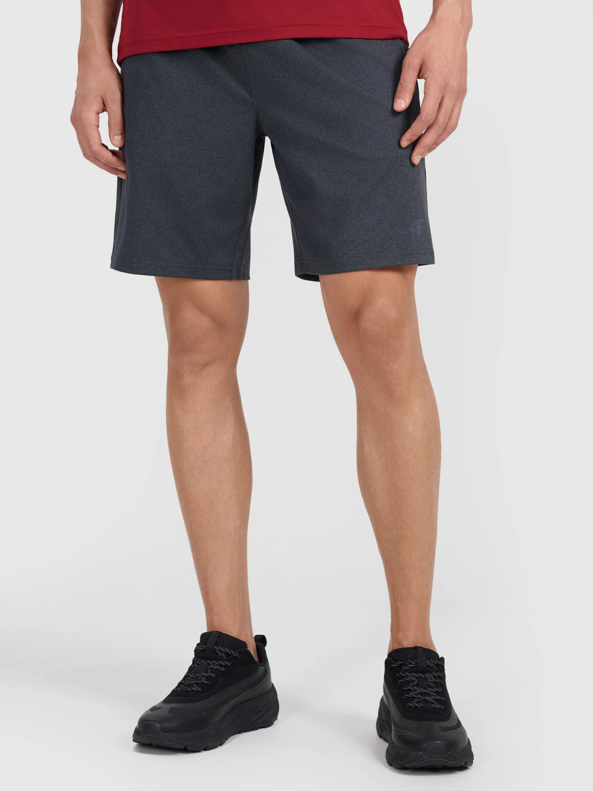 Spodenki treningowe szybkoschnące męskie - szare