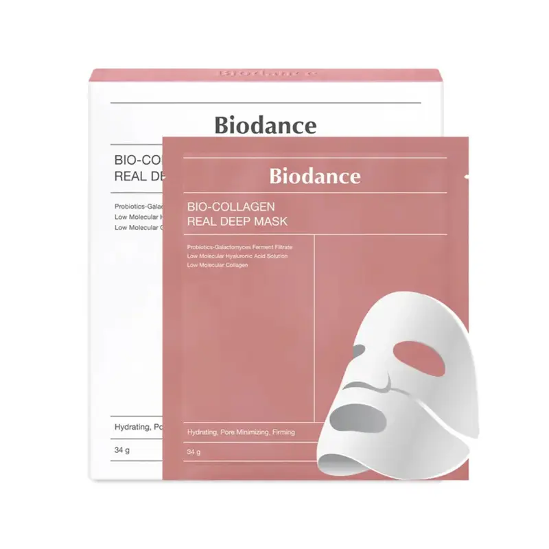 BIODANCE - Lot de 4 masques Bio Collagen Real Deep Mask Set -  4pcs masques de 34g   Masque visage