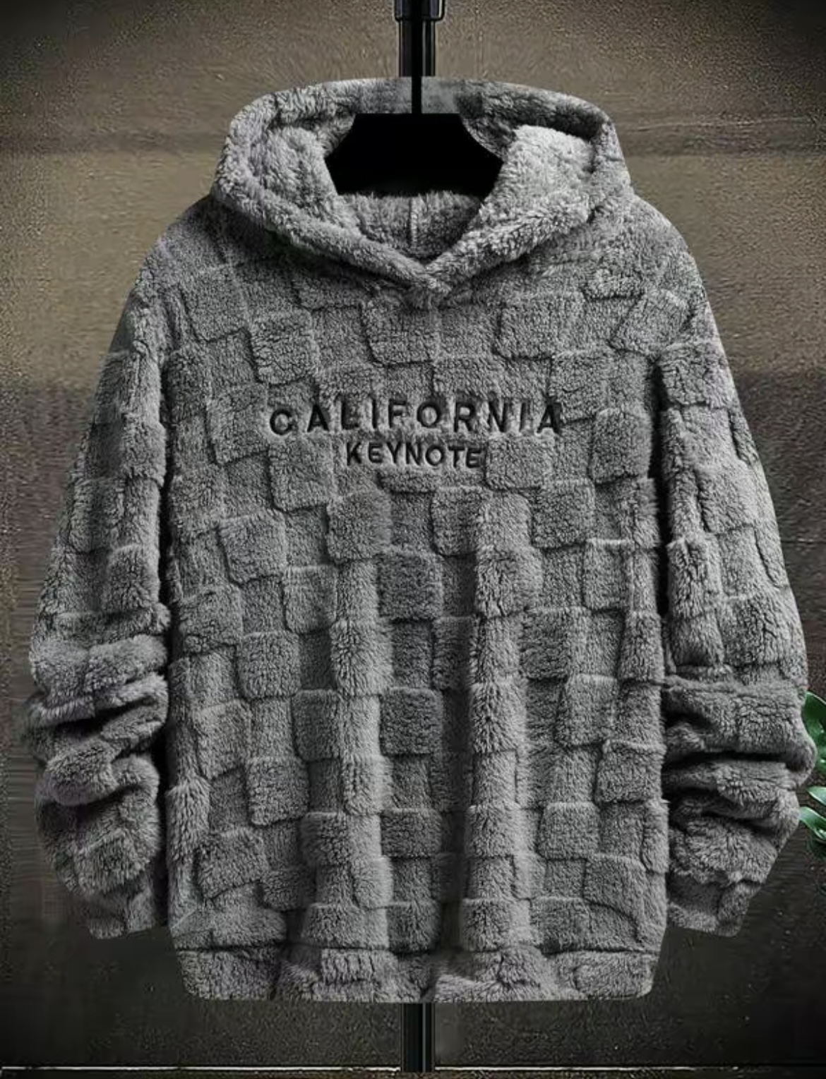 Men's Casual Hooded Sweatshirt, Fall Winter Warm Sports Pullover, Long Sleeve Drop Shoulder Design, Comfortable Outdoor Wear