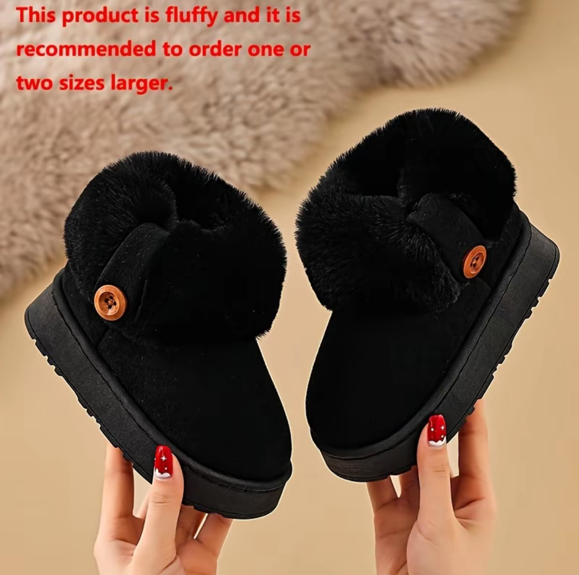 New Winter Kids Plush Boots, Boys Girls Warm Breathable Snow Boots, Thickened Anti-Slip Soft Sole, Cold-Proof Shoes