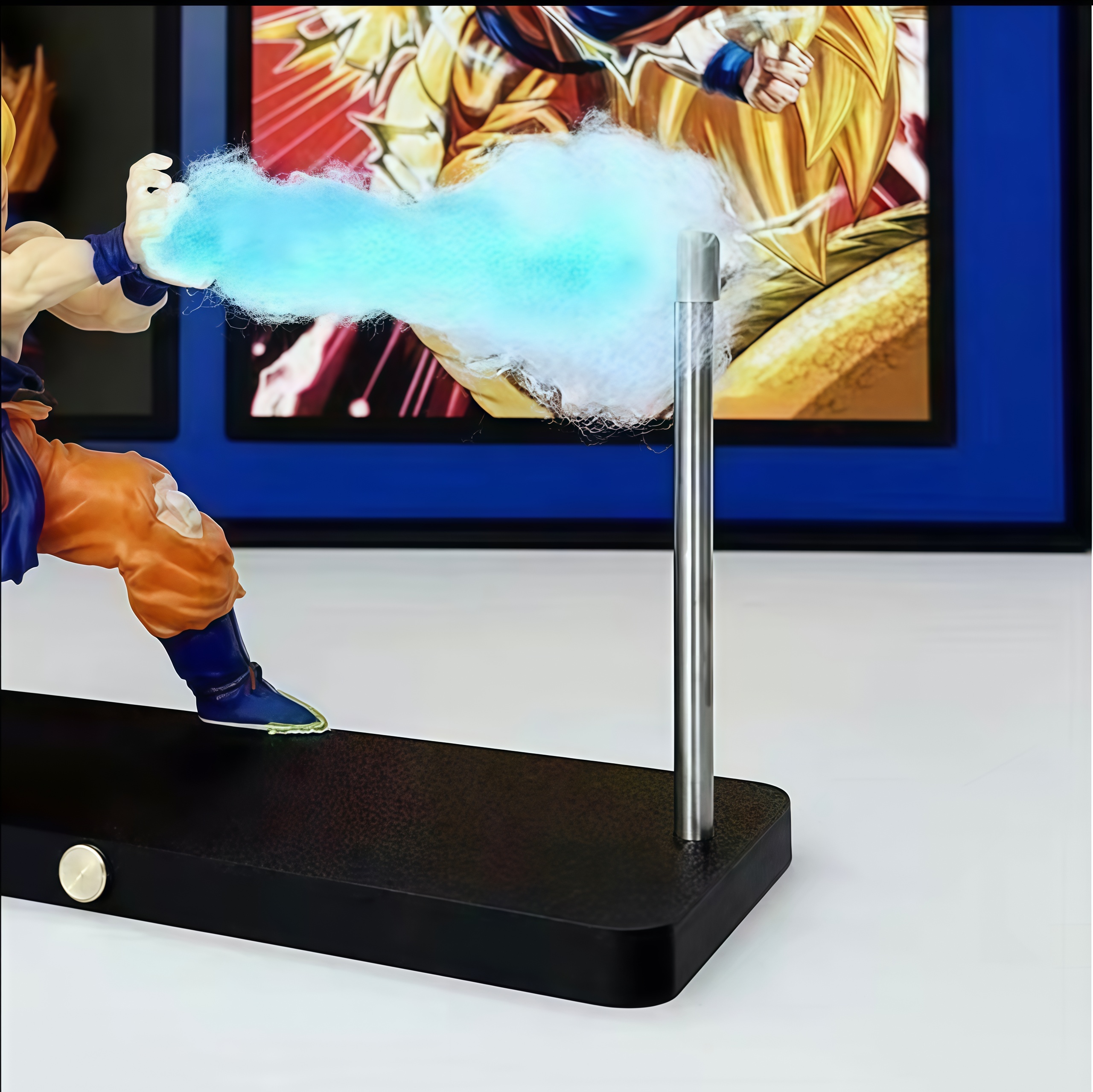 Energy Wave Magnetic Levitation Nightlight, Premium Dragon Ball Action Figure, Unique Ambient Decor Display for Home