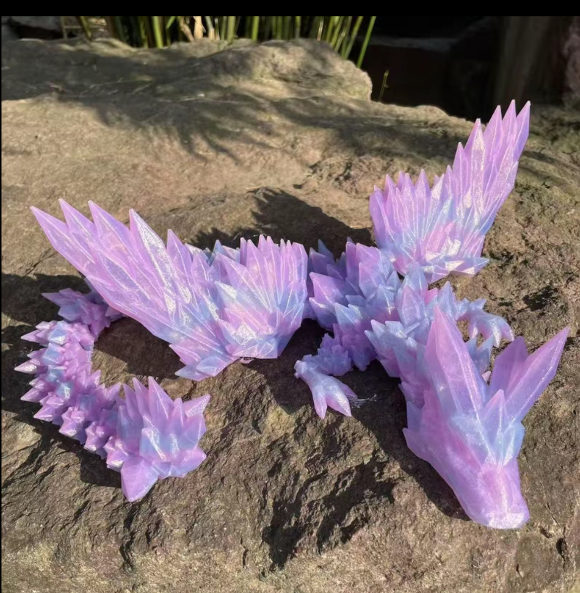 3D Printed Dragon Model, 1 Count Creative Dragon Statue Decoration, Movable Joints Dragon Model for Home Office Room Decoration, Craft Figurine, Decorative Sculptures, Collectible Figurine