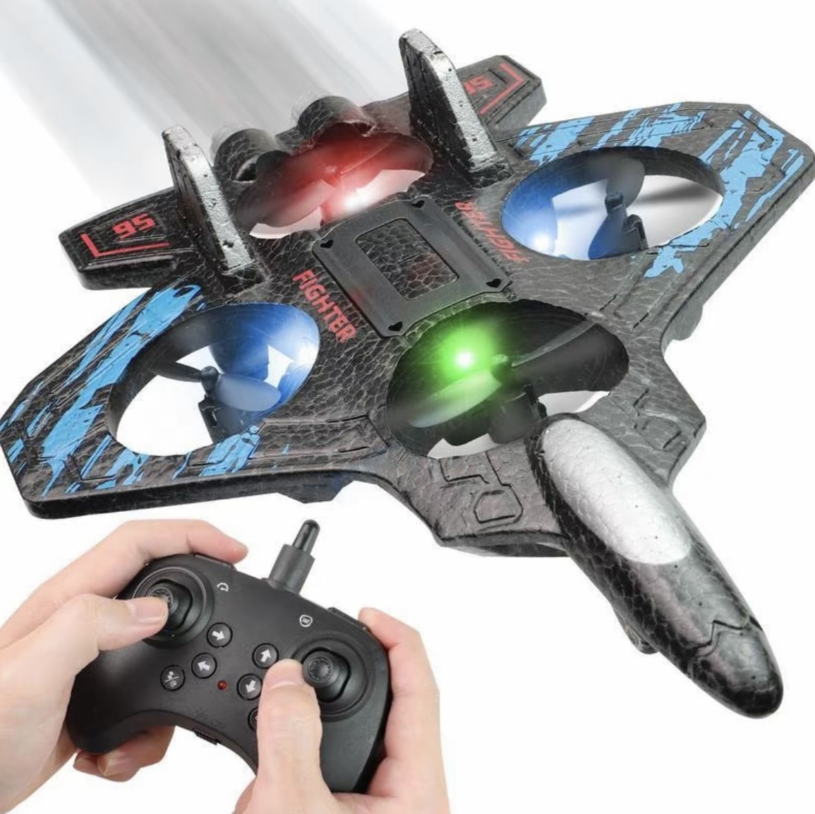 Remote Control Airplane, 4-axis Flight Model, High Toughness Foam Glider, Gravity Glider, RC Airplane Toy for Kids, Birthday Gift