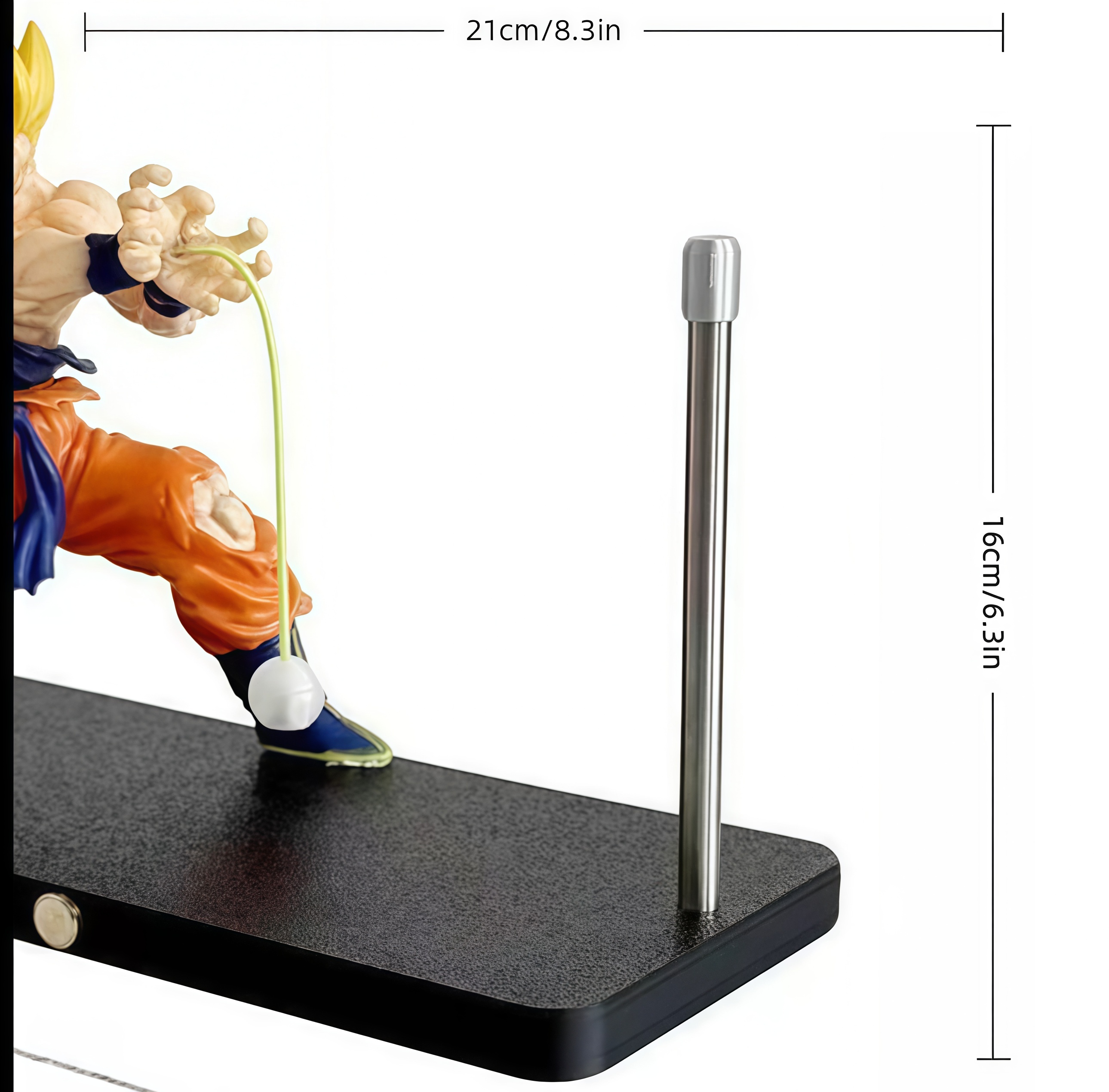 Energy Wave Magnetic Levitation Nightlight, Premium Dragon Ball Action Figure, Unique Ambient Decor Display for Home