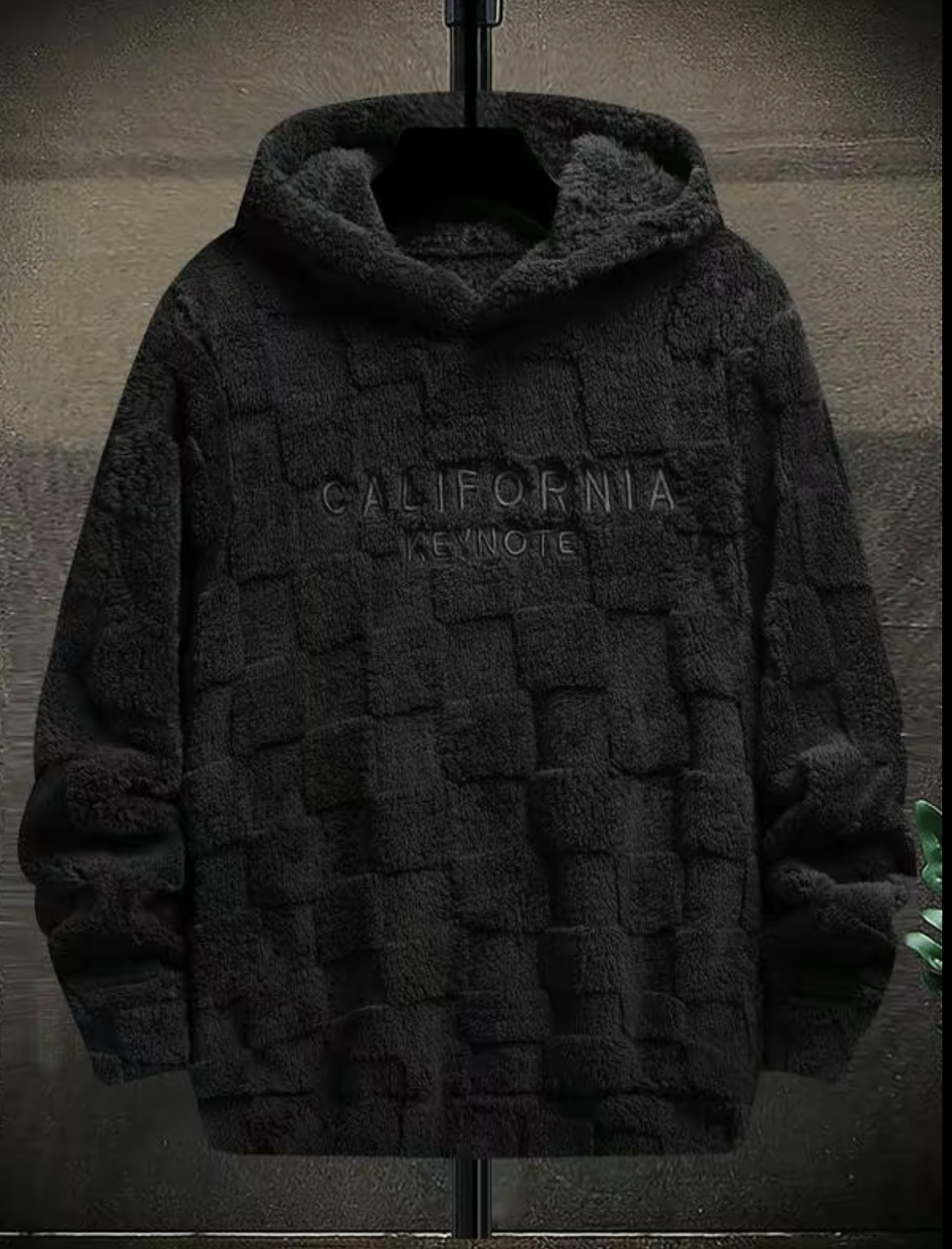 Men's Casual Hooded Sweatshirt, Fall Winter Warm Sports Pullover, Long Sleeve Drop Shoulder Design, Comfortable Outdoor Wear