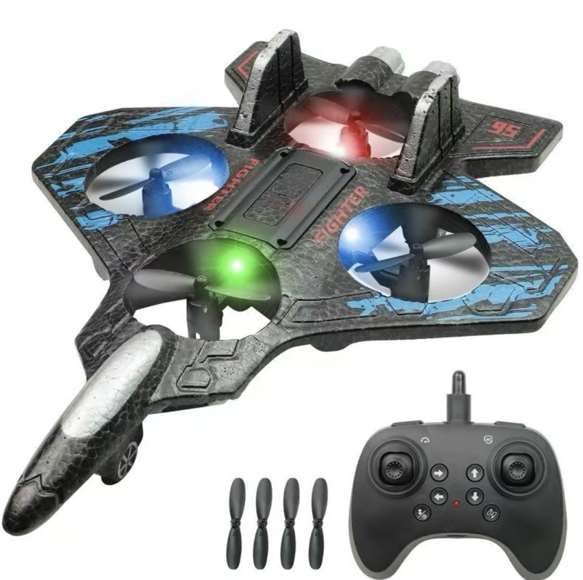 Remote Control Airplane, 4-axis Flight Model, High Toughness Foam Glider, Gravity Glider, RC Airplane Toy for Kids, Birthday Gift