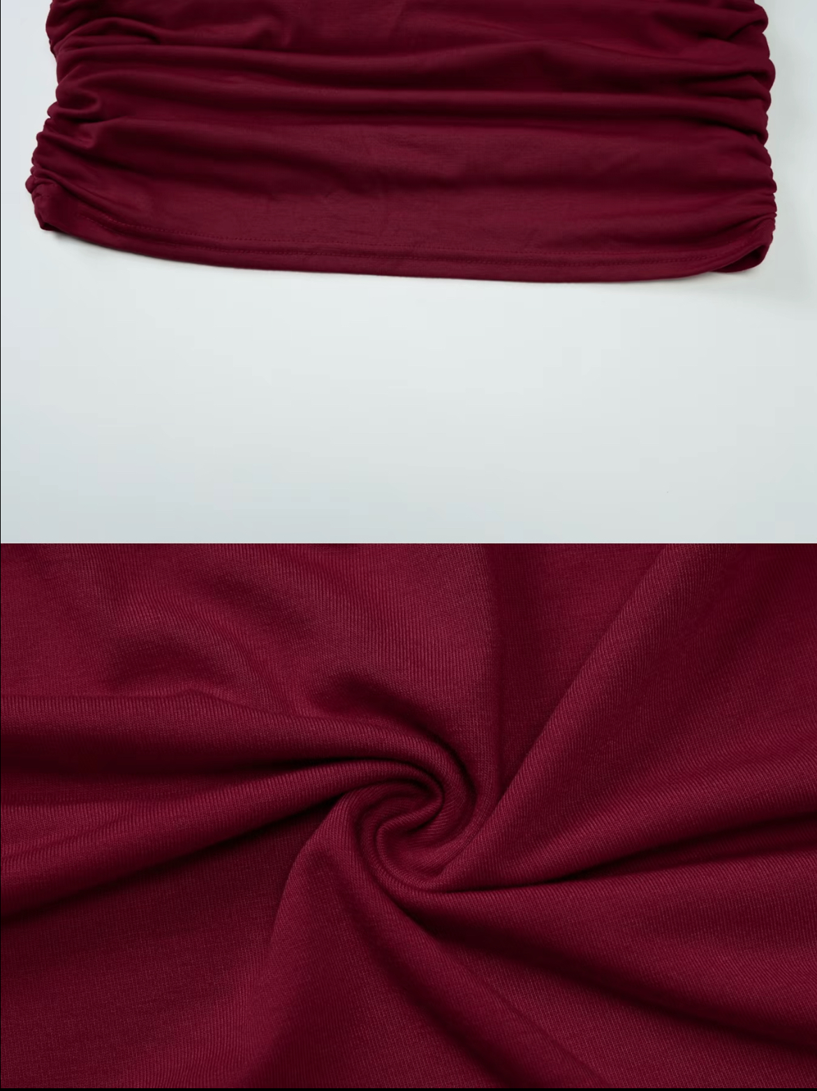 Women's Sheer Ruched Party Dress, Off-The-Shoulder Long Sleeve Women's Mini Dress for Spring & Fall