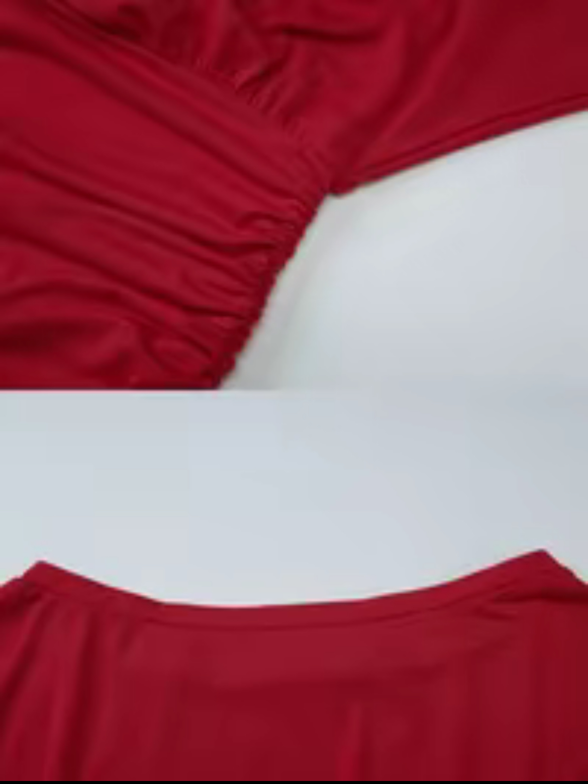 Women's Sheer Ruched Party Dress, Off-The-Shoulder Long Sleeve Women's Mini Dress for Spring & Fall