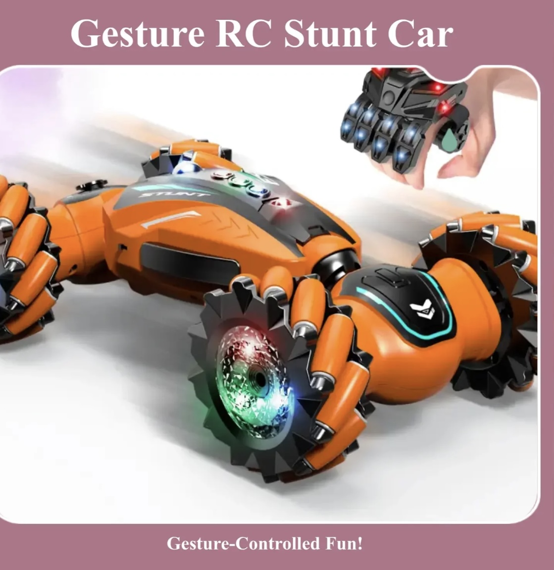 Remote Control Car, 4WD RC Drift Car Toy with Gesture Sensing Function, 360° Rotation Transform RC Car for Boys and Girls