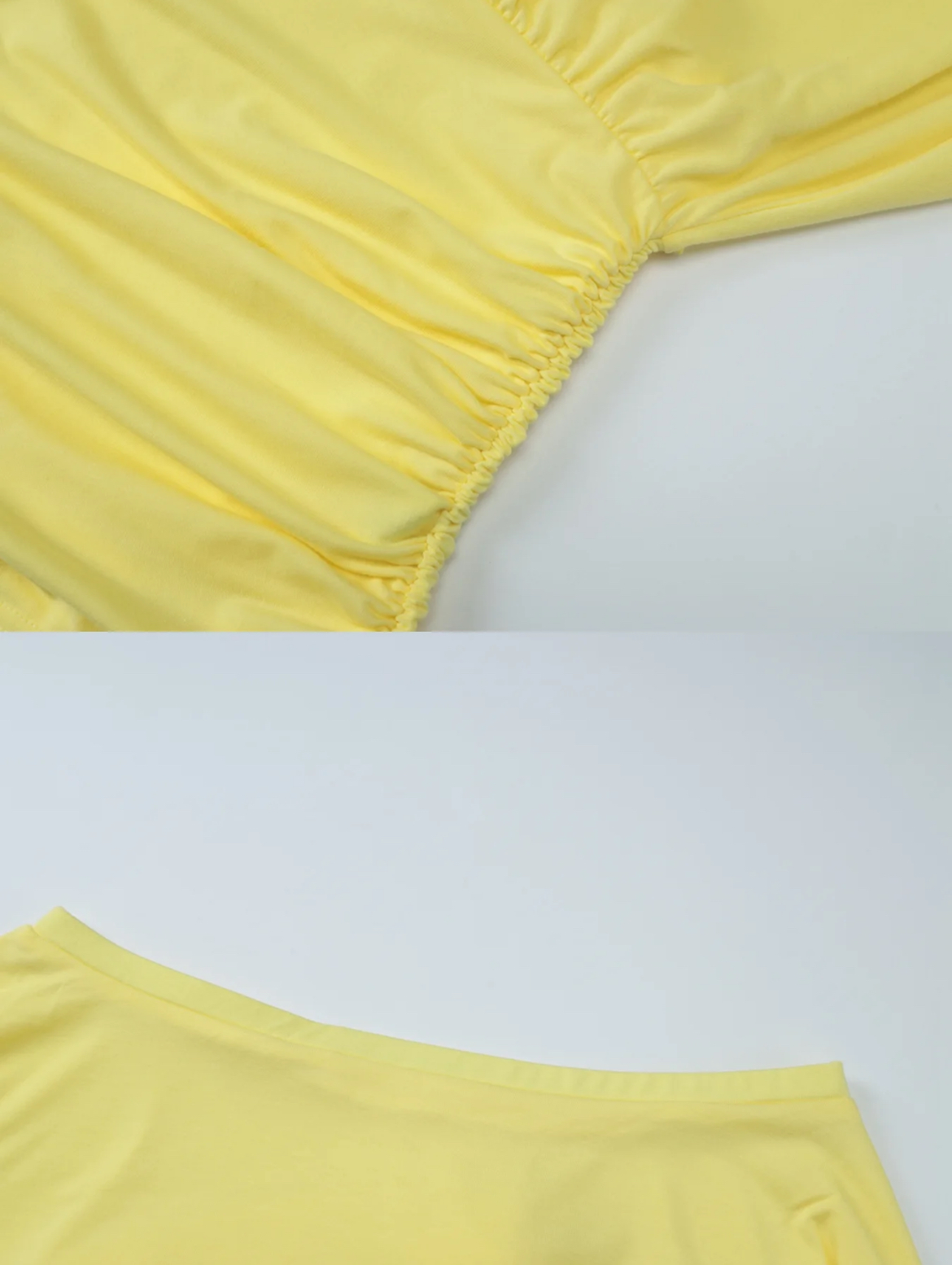 Women's Sheer Ruched Party Dress, Off-The-Shoulder Long Sleeve Women's Mini Dress for Spring & Fall