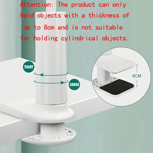 360-Degree Rotating Tablet & Phone Stand, Adjustable Bedside Mount with Flexible Spiral Base, Perfect Bedside Companion for Tablets and Smartphones, Tablet Holder