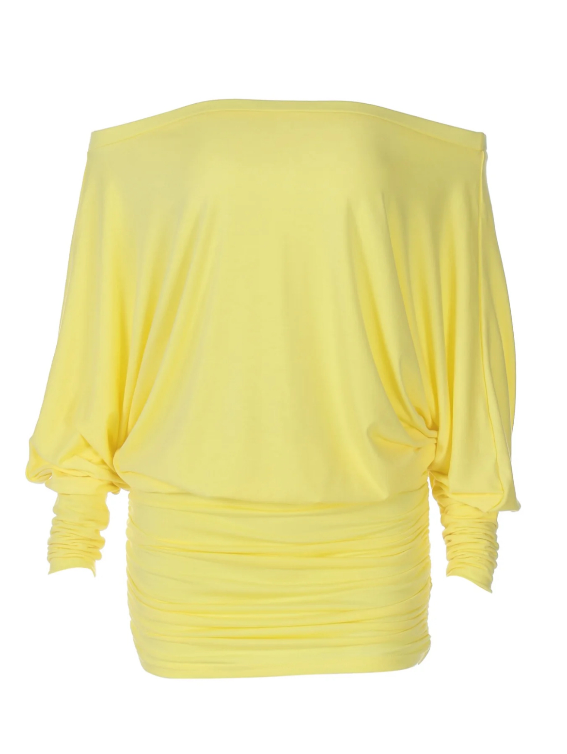 Women's Sheer Ruched Party Dress, Off-The-Shoulder Long Sleeve Women's Mini Dress for Spring & Fall