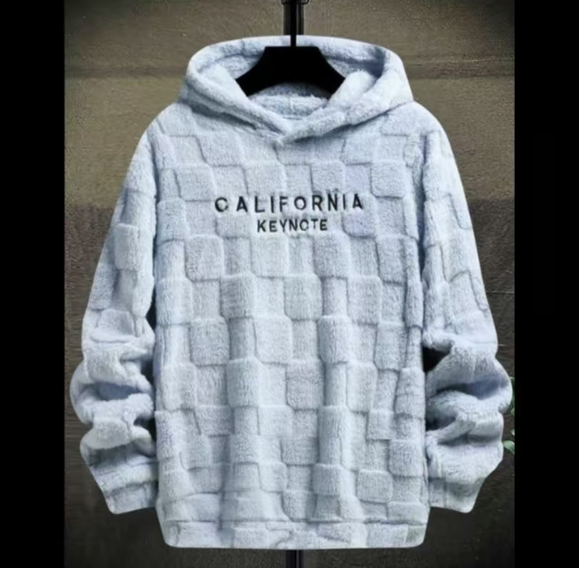 Men's Casual Hooded Sweatshirt, Fall Winter Warm Sports Pullover, Long Sleeve Drop Shoulder Design, Comfortable Outdoor Wear