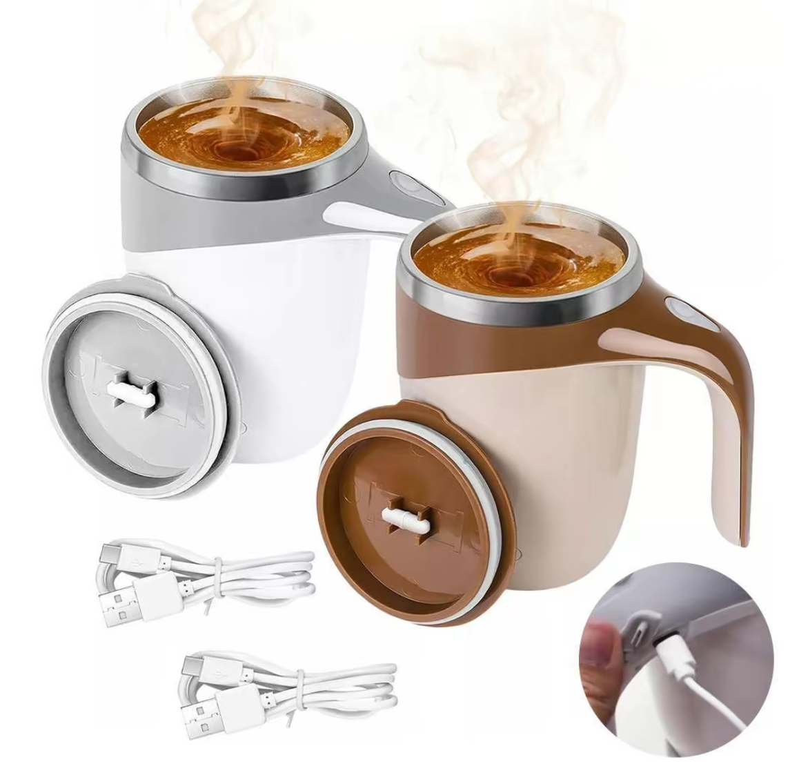 Tasse à agiter automatique, tasse paresseuse pour café, suppléments et boissons de bureau