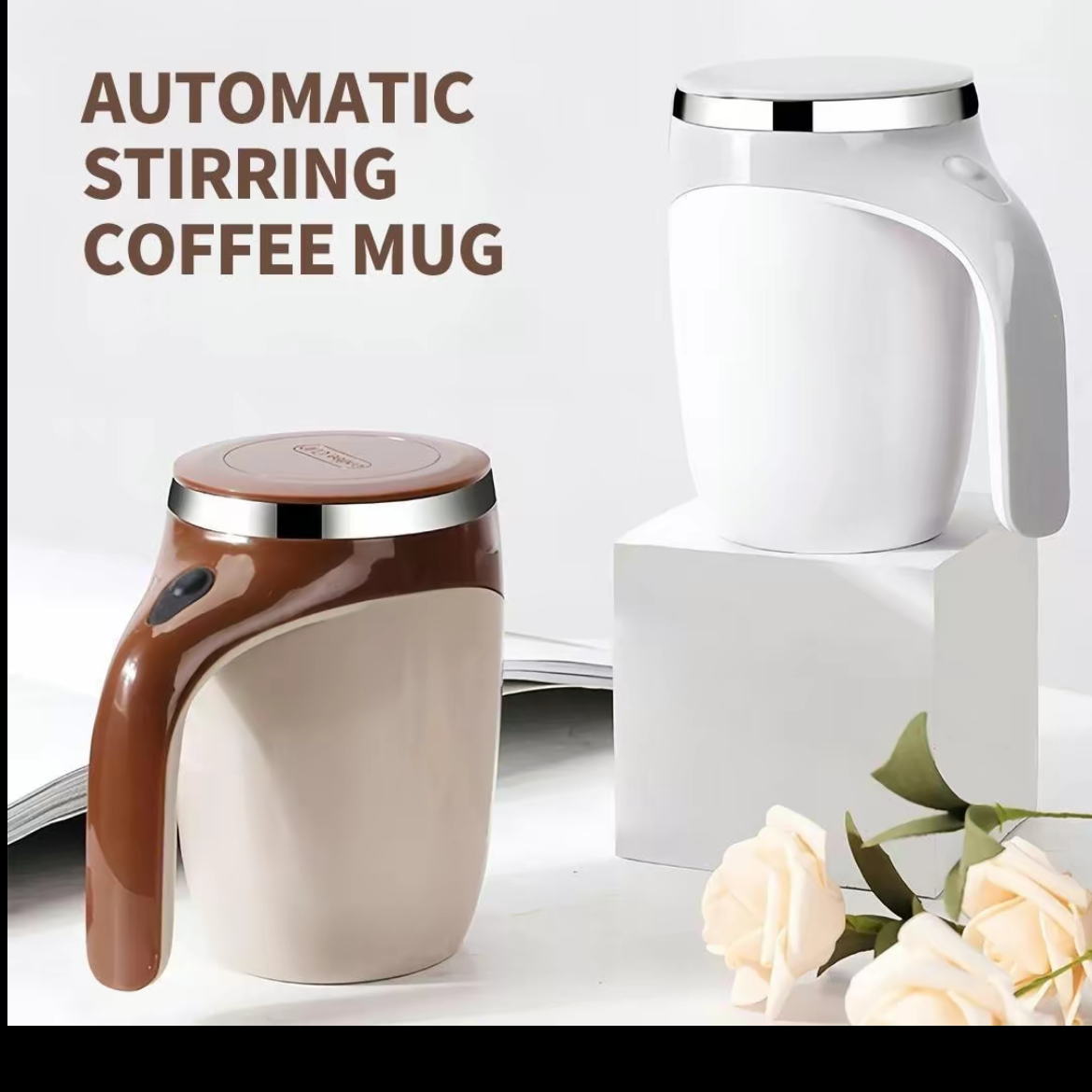 Tasse à agiter automatique, tasse paresseuse pour café, suppléments et boissons de bureau
