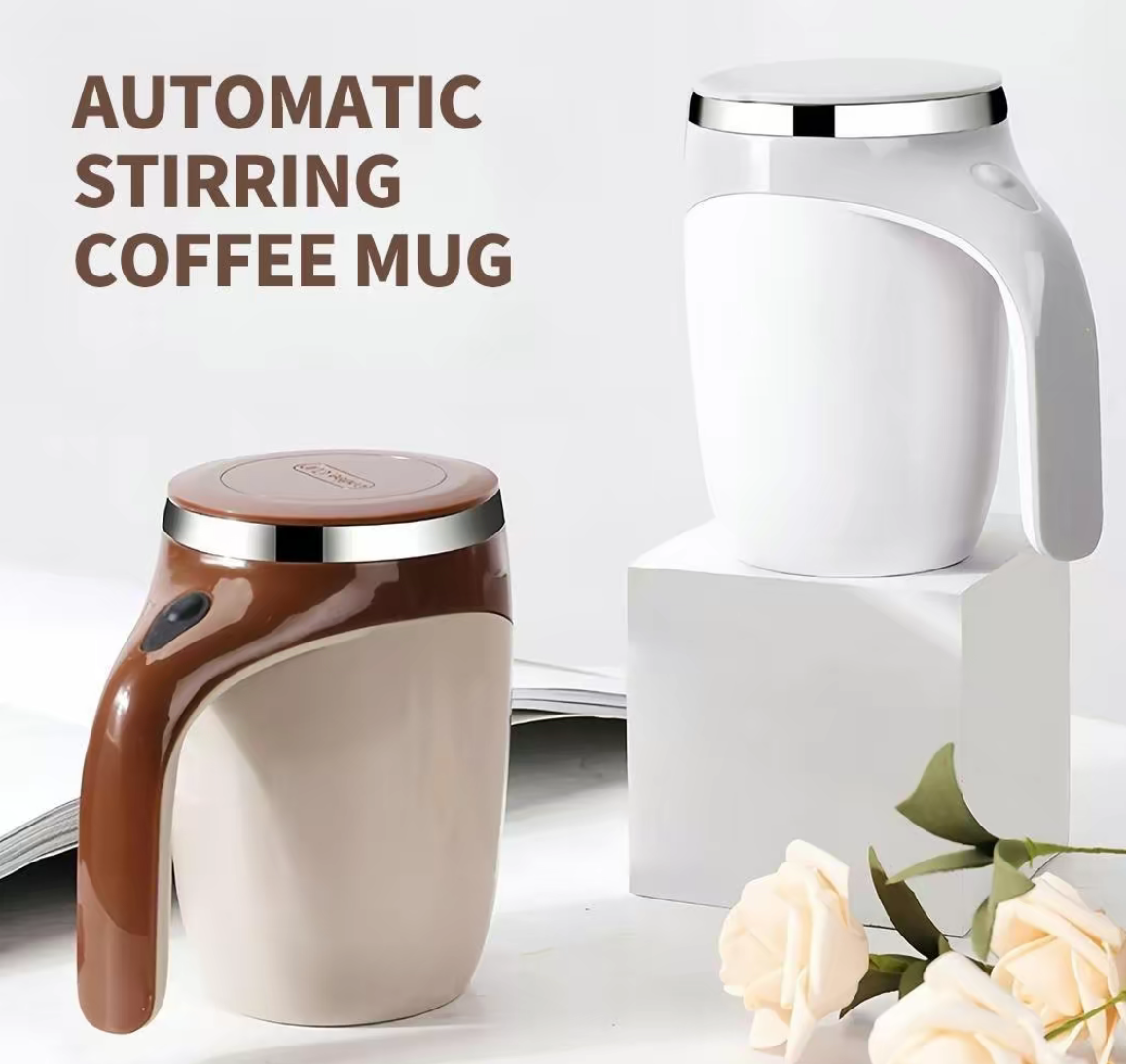 Tasse à agiter automatique, tasse paresseuse pour café, suppléments et boissons de bureau