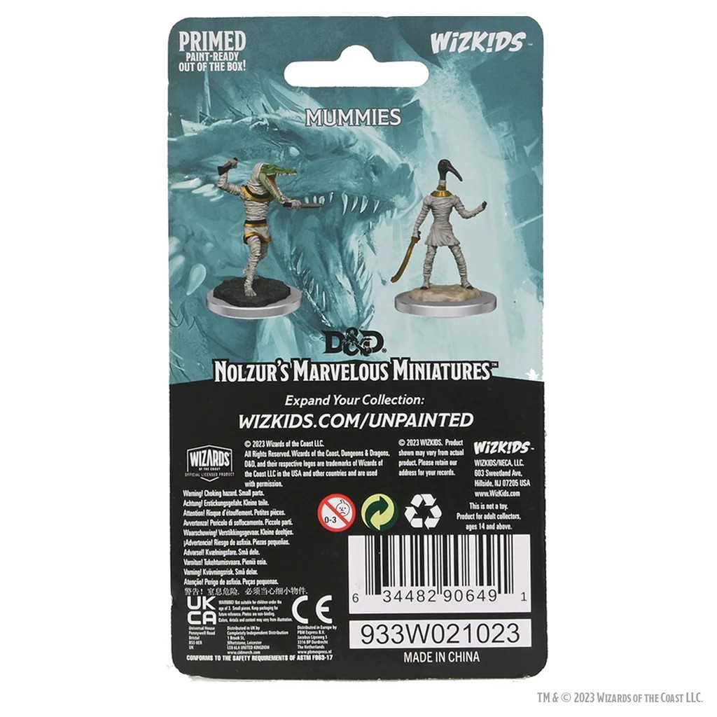 D&D Nolzur's Marvelous Miniatures: Mummies