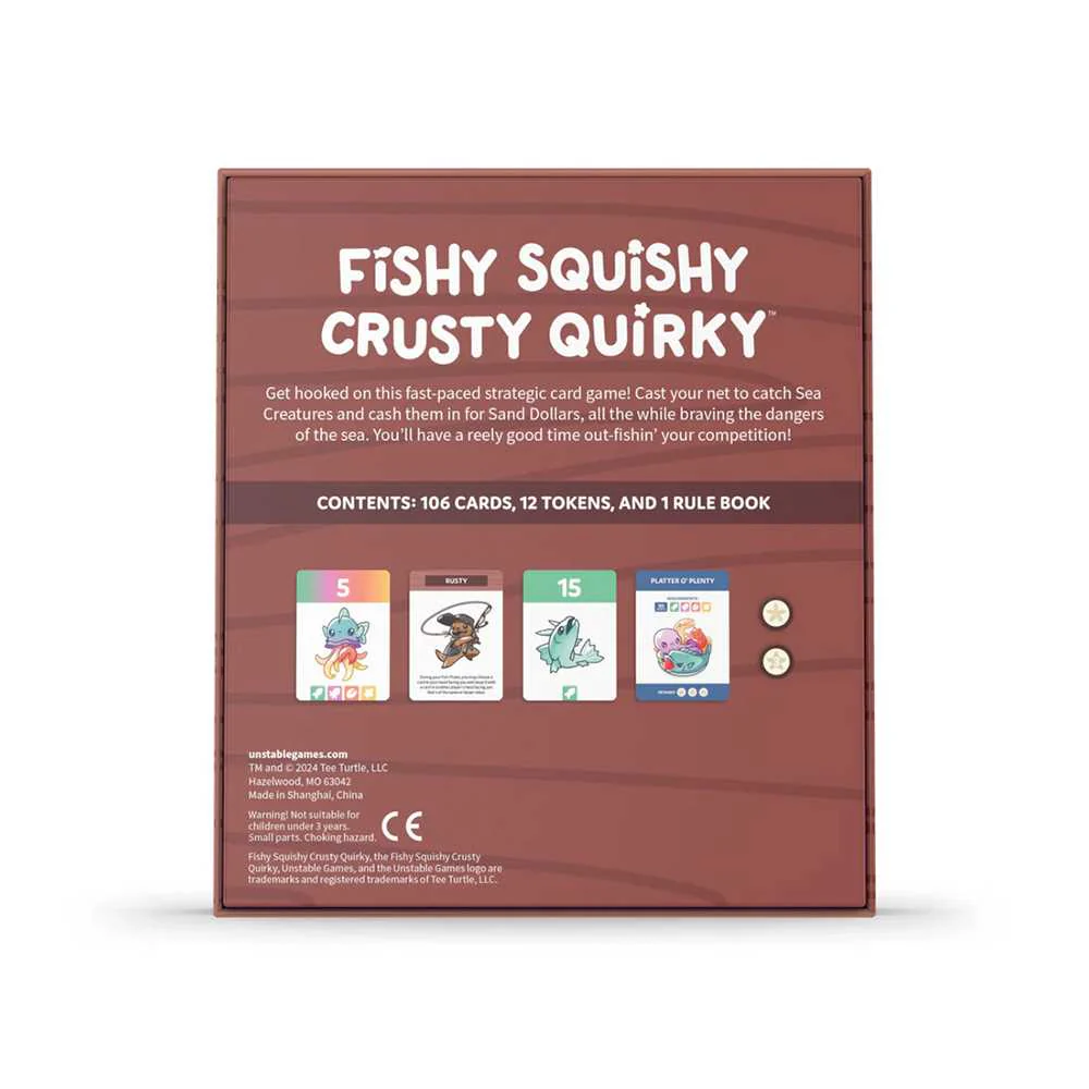 Fishy Squishy. Crusty & Quirky
