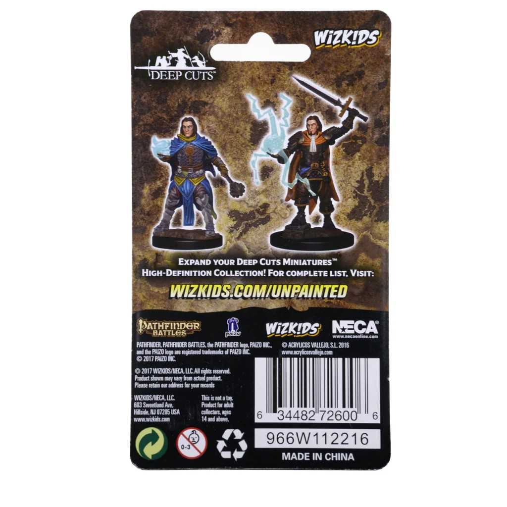 Pathfinder Deep Cuts Unpainted Miniatures: Human Male Cleric