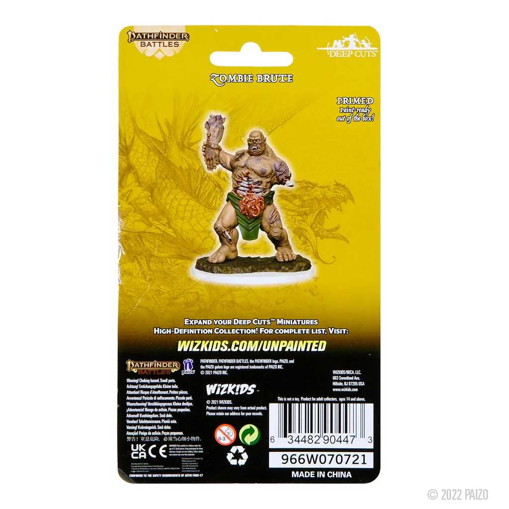 Pathfinder Deep Cuts Unpainted Miniatures: Zombie Brute