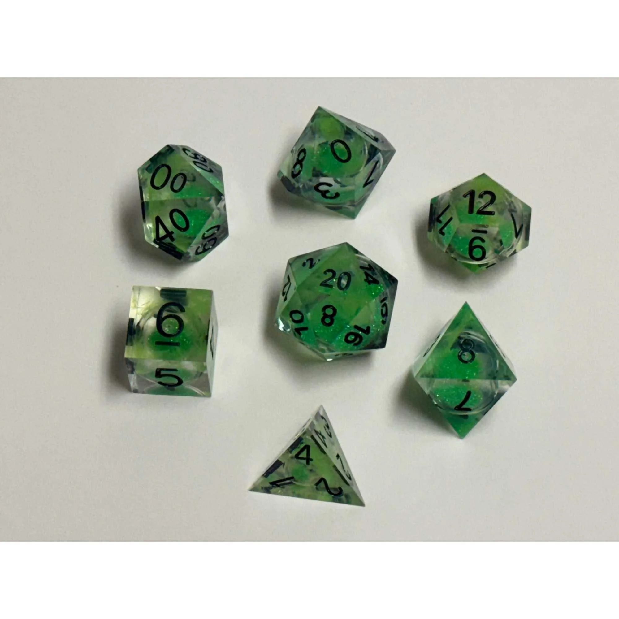 The Teenage Mutant Ninja Turtles RPG: Mutagen Green Dice Set