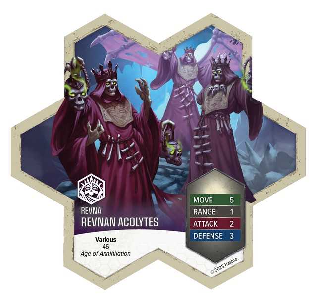 Heroscape: Revnan Acolytes and Grave Grim Army Expansion