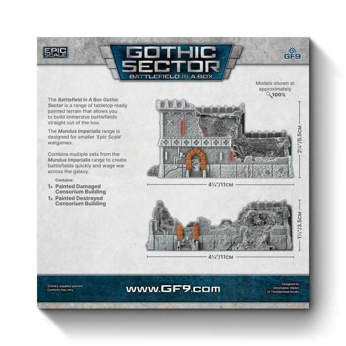 Gothic Sector Mundis Imperialis: Censorium Damaged & Destroyed