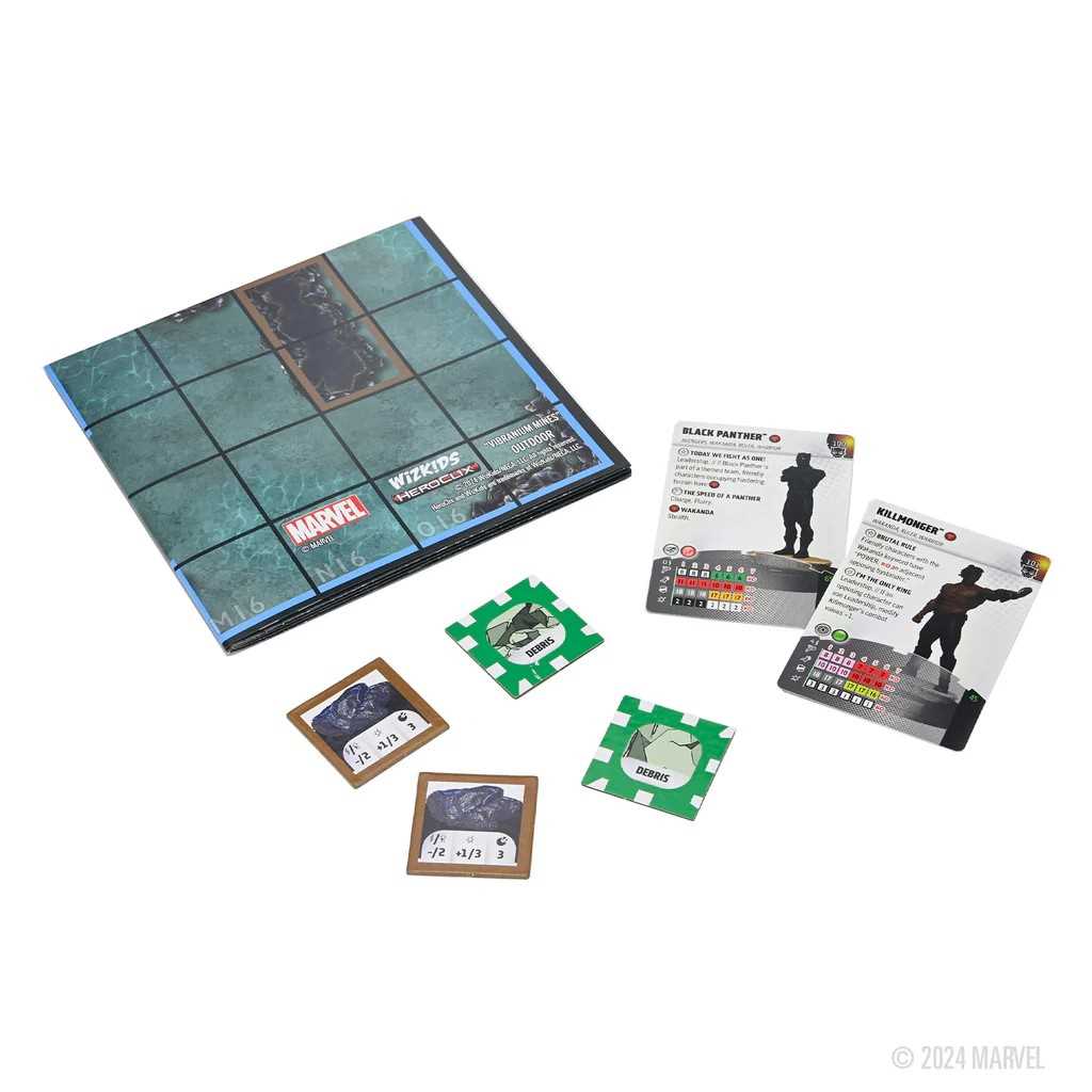 Marvel HeroClix: Black Panther Play at Home Kit (T'Challa vs Killmonger)