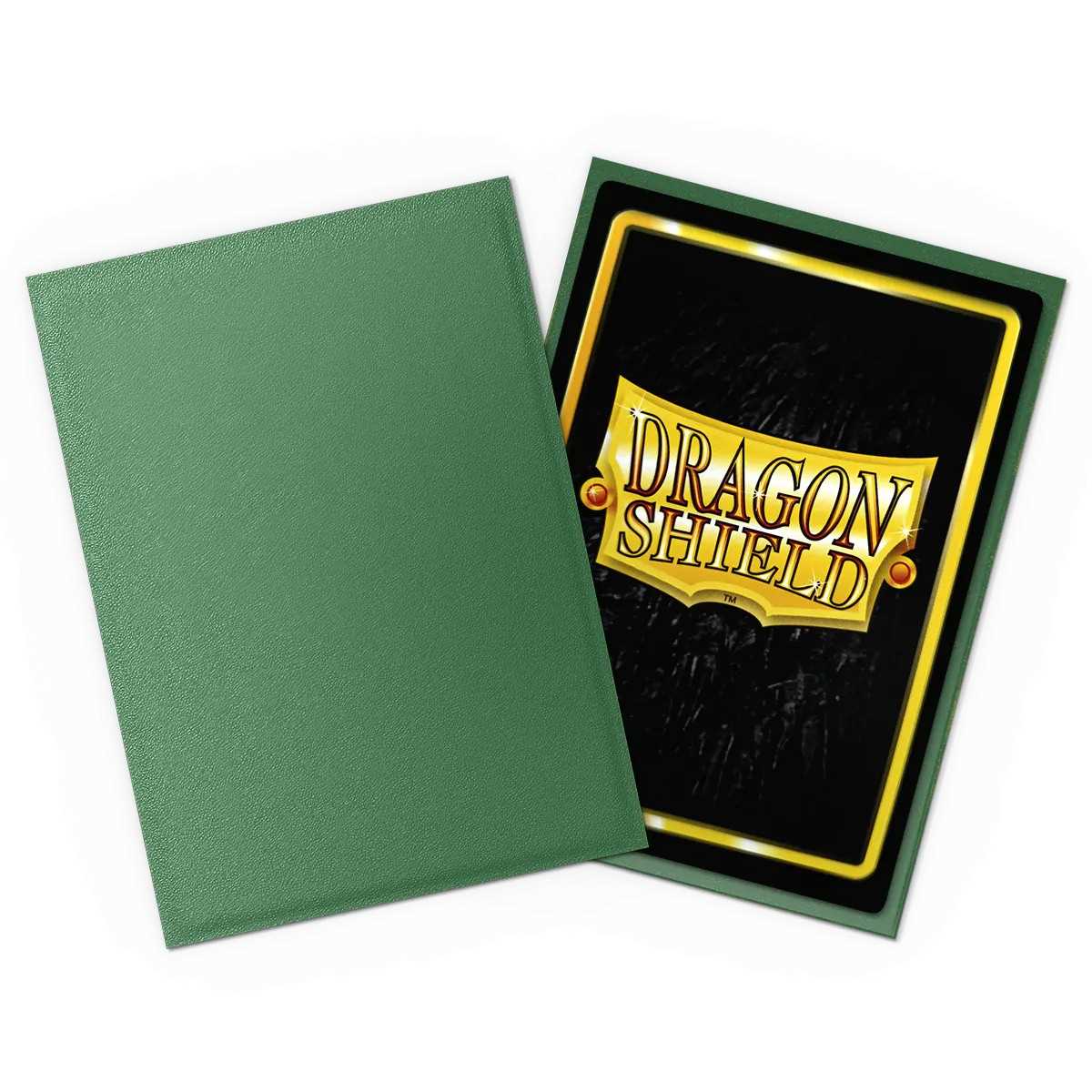 Dragon Shield Matte Non-Glare Sleeves Standard Size - Forest Green (100)