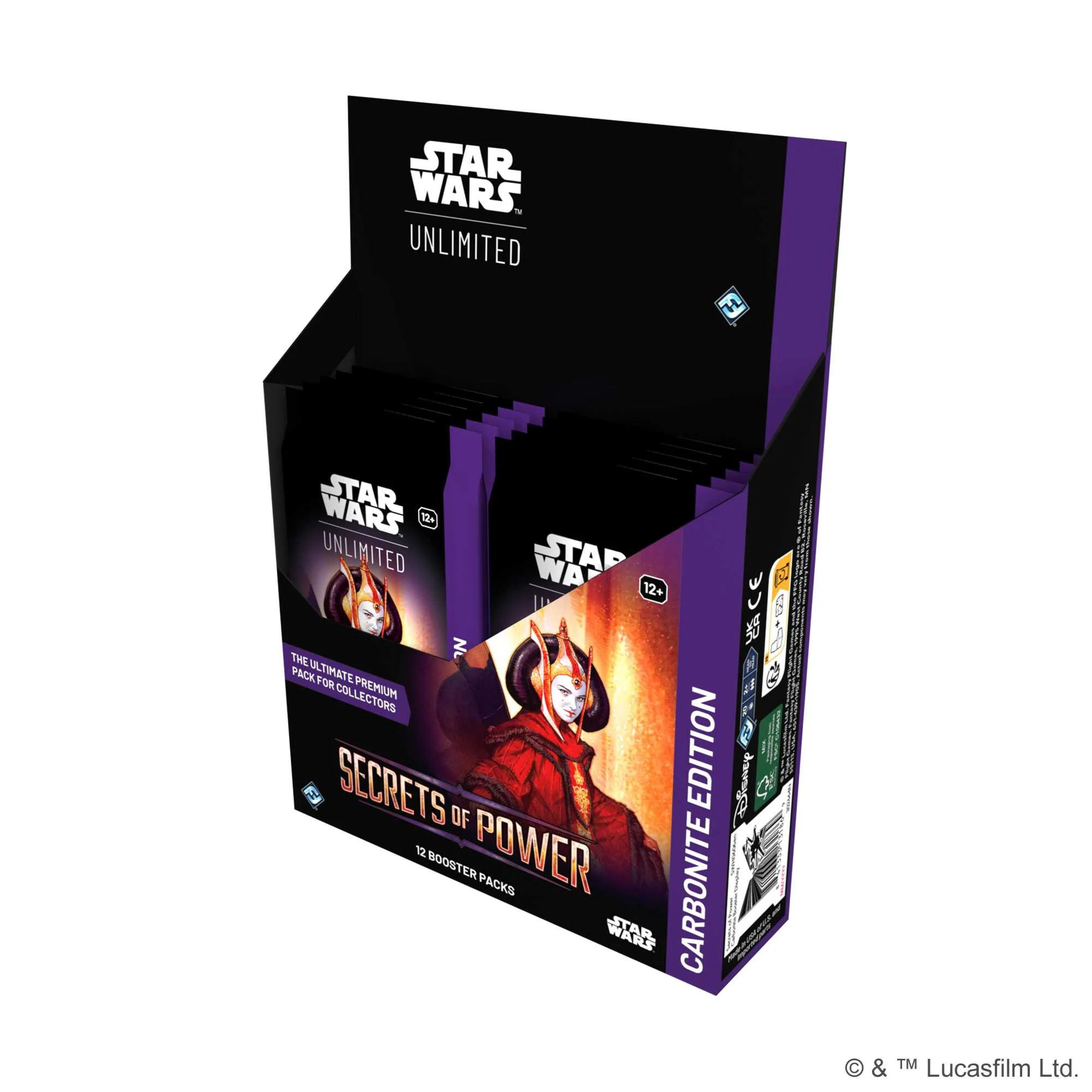 Star Wars: Unlimited - Secrets of Power Carbonite Booster Display (12)
