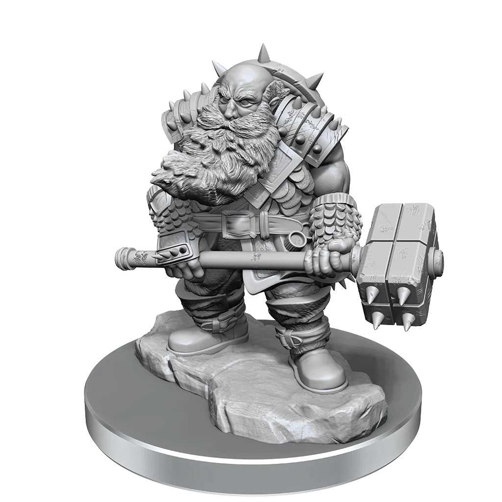 D&D Nolzur's Marvelous Unpainted Miniatures: Duergar Fighters