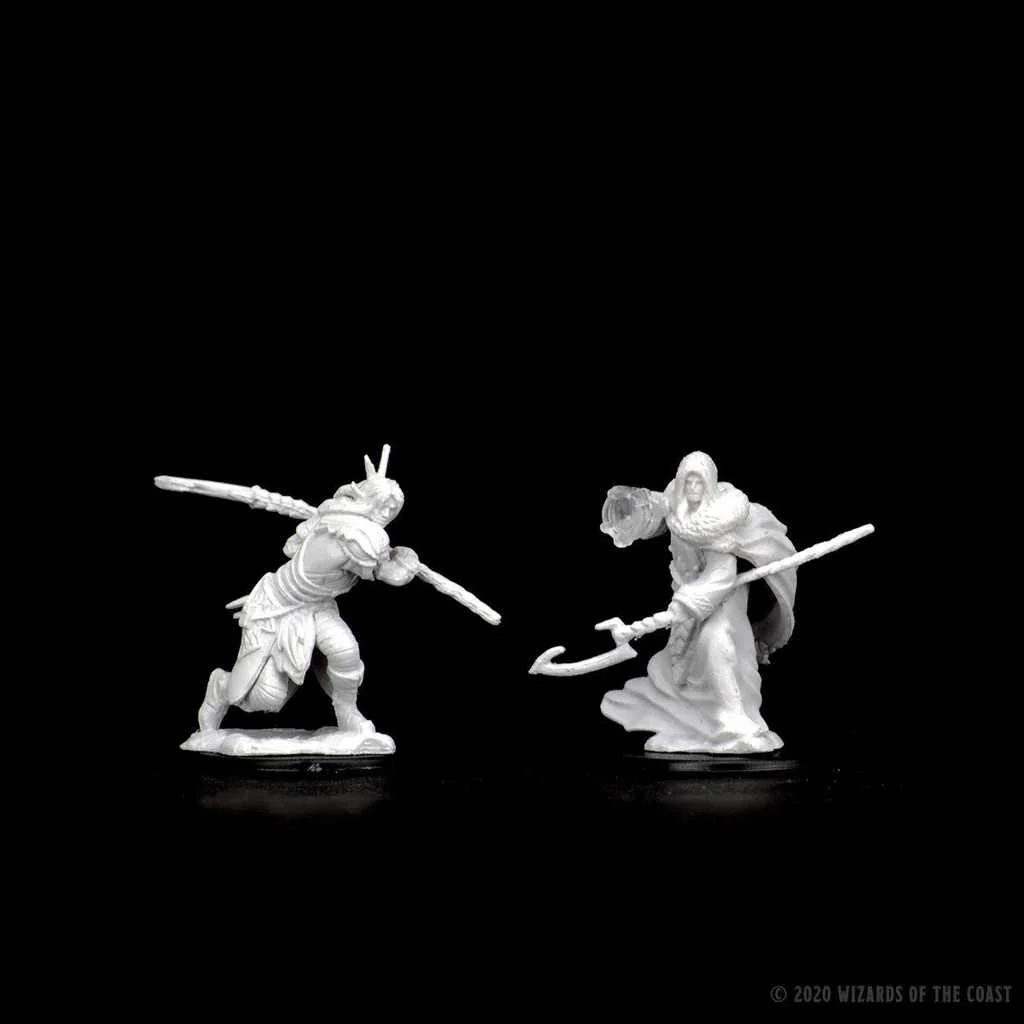 D&D Unpainted Miniatures: Elf Male Druid