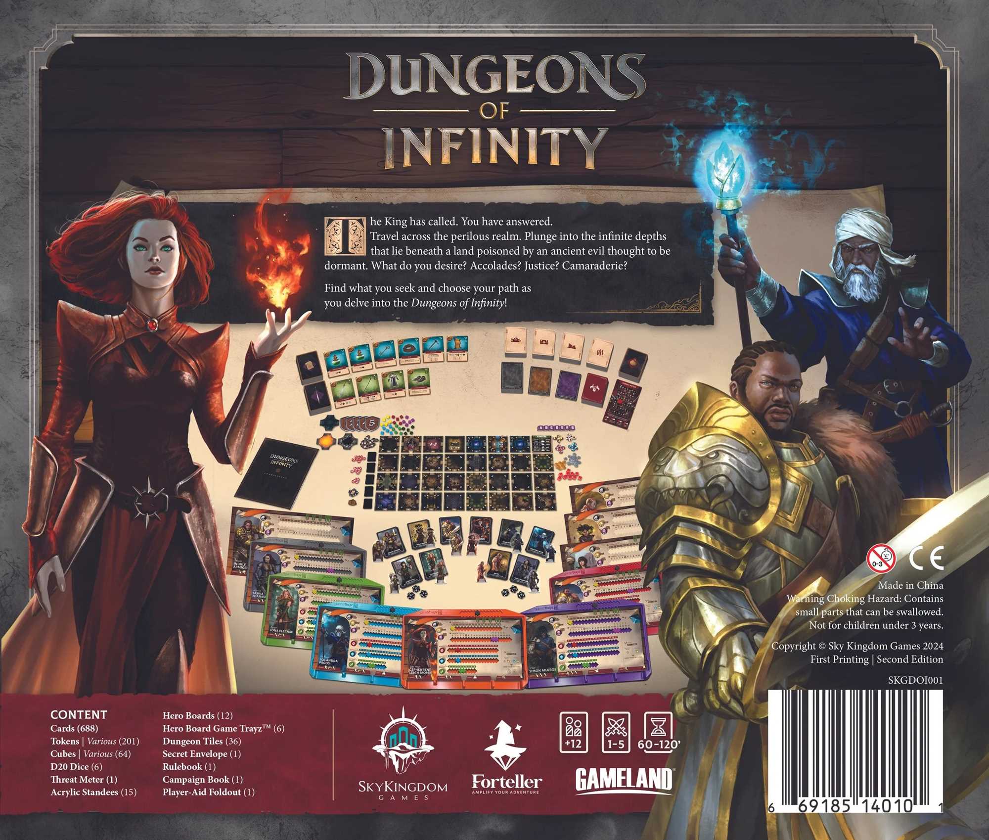 Dungeons of Infinity Standees Version Bundle
