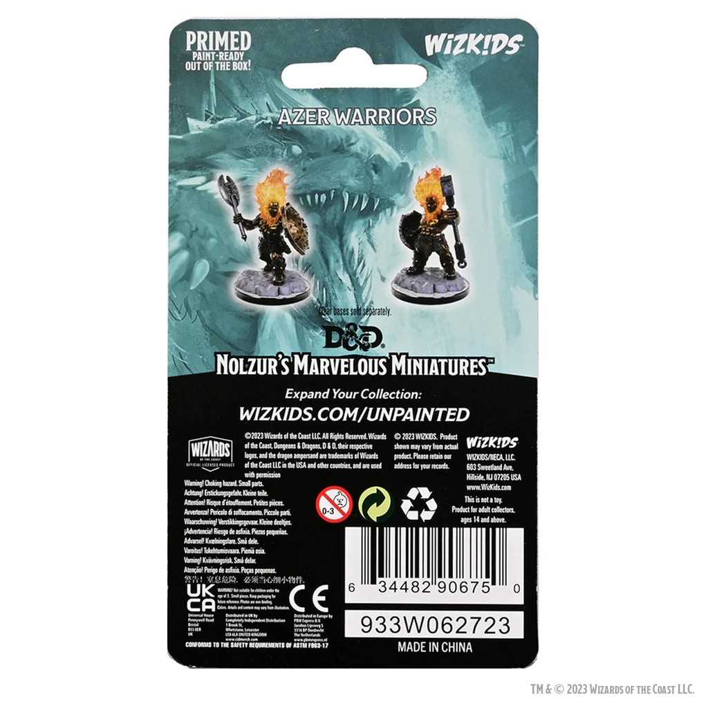D&D Nolzur's Marvelous Miniatures: Azer Warriors
