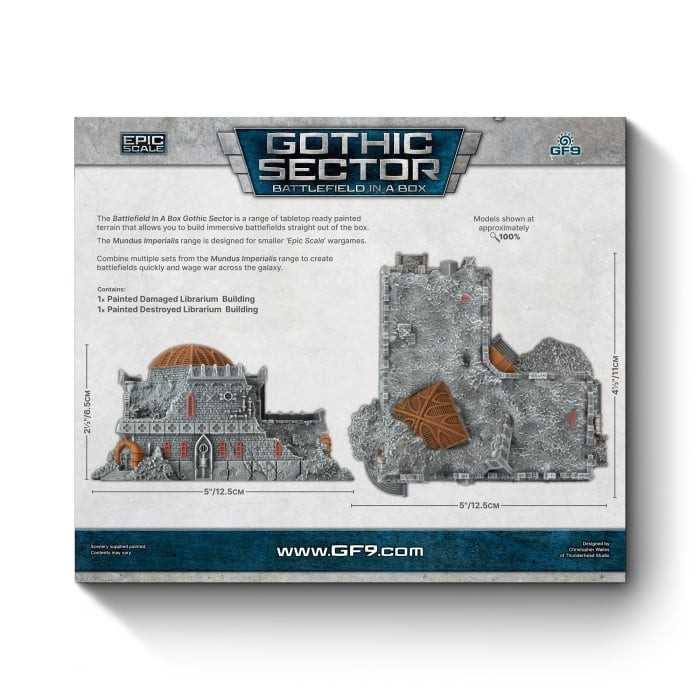 Gothic Sector Mundis Imperialis: Librarium Damaged & Destroyed