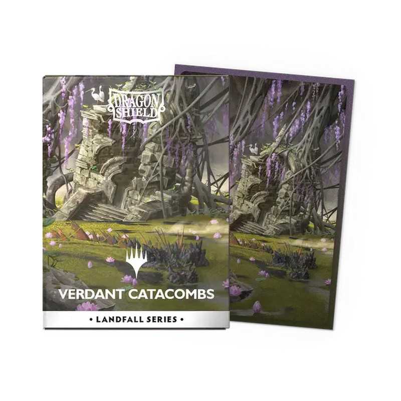 Dragon Shield Magic: The Gathering Matte Dual Art Sleeves: Landfall Series - Verdant Catacomb (100ct.)